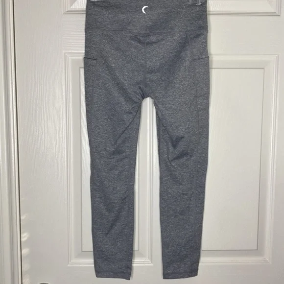 ZIYA active leggings grey haze knit pockets NWT - Picture 5 of 12